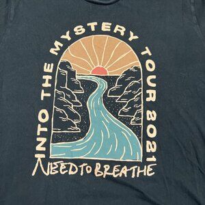 NeedToBreathe: Into The Mystery  Tour 2021  T-shirt Large Black